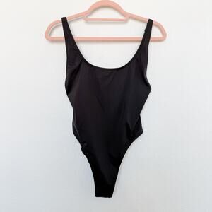 NWT SKIMS Black Classic One Piece Swimsuit